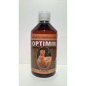 Optimin Kaninchen 500 ml.
(Note: "Optimin" is a brand name and can be left untranslated in German.)