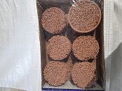 Rote Grit Mütze 6 Stück