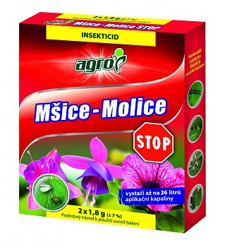 Agro Mšice - Molice STOP 2 x 1,8 g
Agro Mšice - Molice STOP 2 x 1,8 g