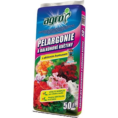 Agrosubstrat für Geranien 50 L.