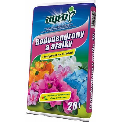 Agrosubstrát für Rhododendren und Azaleen 20 L