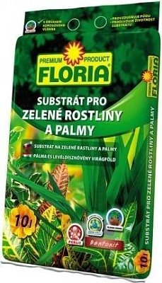 Ausverkauf - Floria Substrat für Grünpflanzen und Palmen 10 L