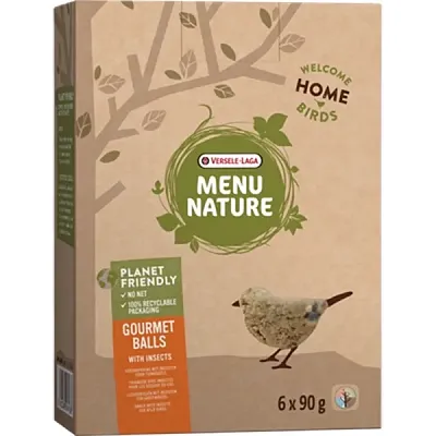 Fettbälle mit Insekten ohne Netz 6x90g