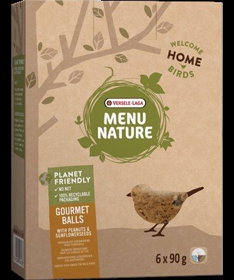 Fettbälle mit Insekten ohne Netz 6x90g