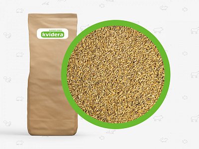 Futtermittel Mischungen Kvídera Gelber Hafer 25 kg