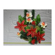 Große ovale Blumenschale