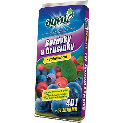 Agro Substrat für Blaubeeren und Preiselbeeren 40 L + 5 L