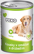 Konzerva PEKO pro psy drůbeží 1240g