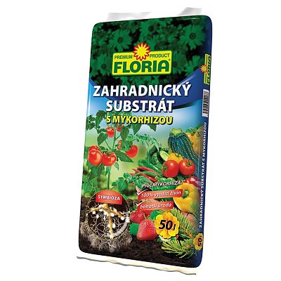 Floria Zahradnický Substrat mit Mykorrhiza 50 L