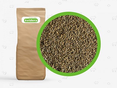 Mischfutter Kvídera Gerste gewogen 1 kg