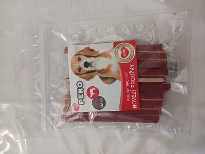 Peko hovězí proužky pro psy 70g