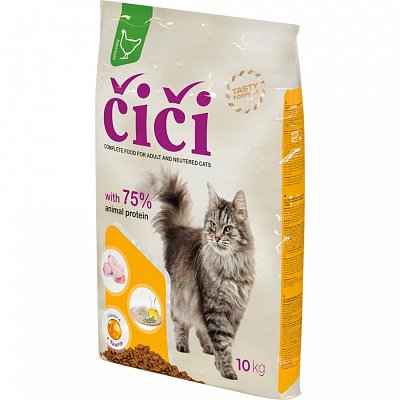 Tekro spol s.r.o Čiči Granulat für Katzen mit Geflügelfleisch 1kg