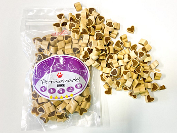 Kachní srdíčka PEKO pro psy 70g