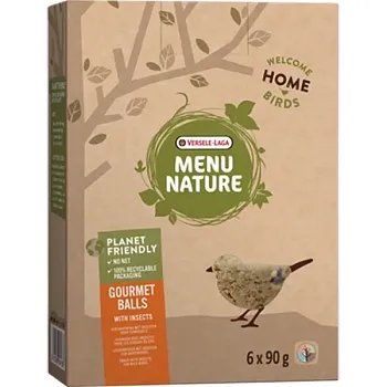 Fettbälle mit Insekten ohne Netz 6x90g