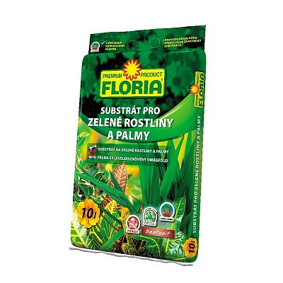 Floria Substrat für Grünpflanzen und Palmen 10 L