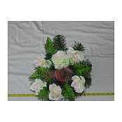 Futtermischungen Kvídera Blumen-Schale 2 weiß