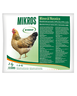 Mikros Mineral Legehennen - DN 3 kg - Mineralien für Legehennen
