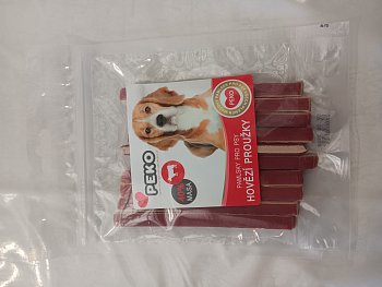 Peko hovězí proužky pro psy 70g