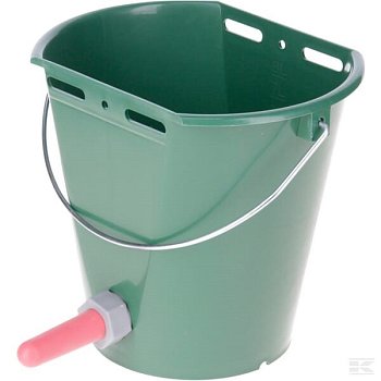 Stromfuttereimer für Kälber mit einem Sauger, Fassungsvermögen 8 l